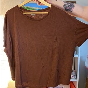 Old Navy, oversized flowy crop tee, XXL, NEW w/o tags